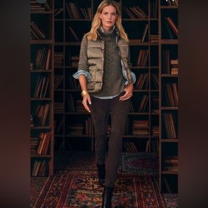 NWT Brookes Brothers Reversible Down Puffer Vest